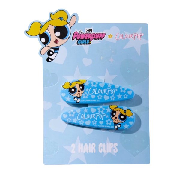 Colourpop Accessories The Powerpuff Girls Bubbles Hair Clips Blue
